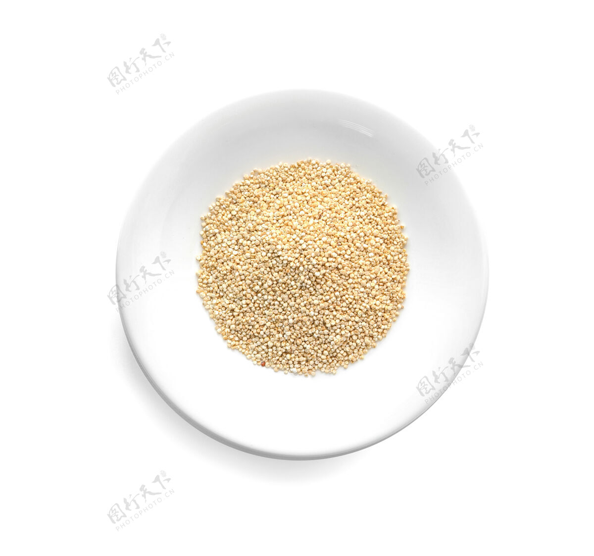 食物盘子里放着白藜麦蛋白质自然奎奴亚藜