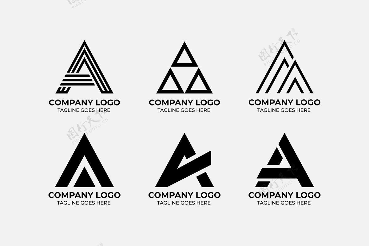 企业标识平面a徽标模板集合企业徽标徽标模板品牌