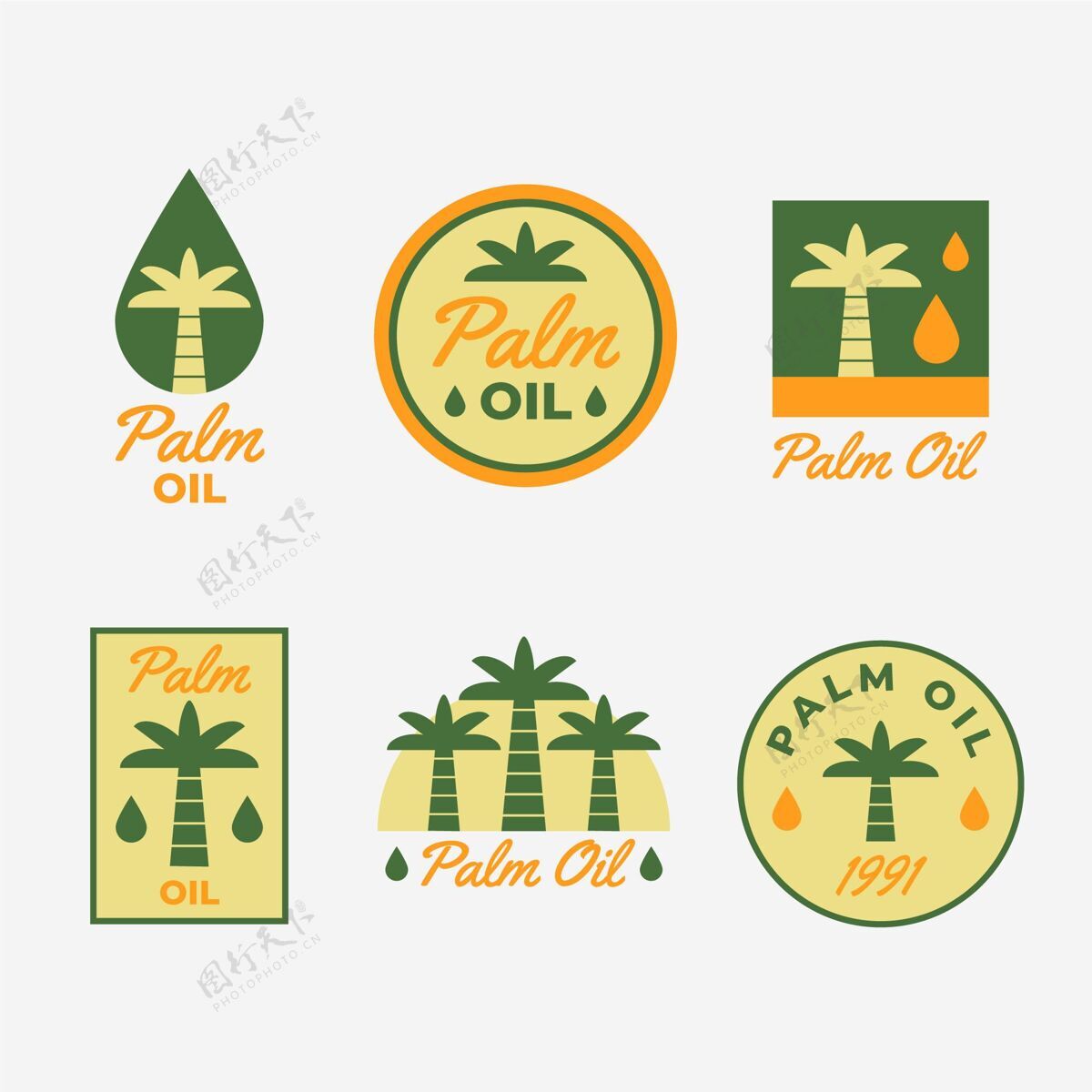 插图棕榈油招牌收藏棕榈棕榈油健康