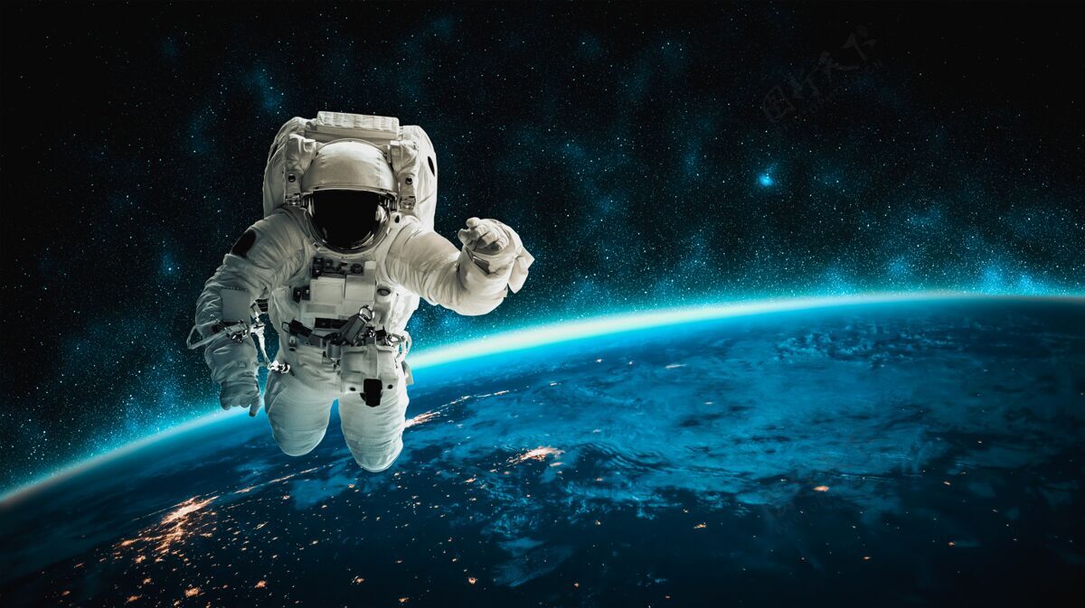科学宇航员宇航员在为空间站工作时进行太空行走天文学宇宙航天飞机