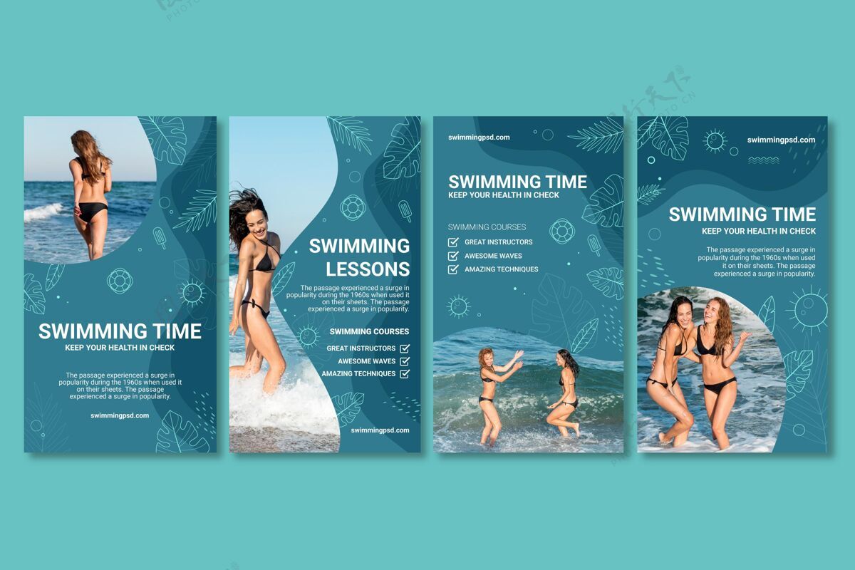 体育游泳instagram故事集水运动生活方式