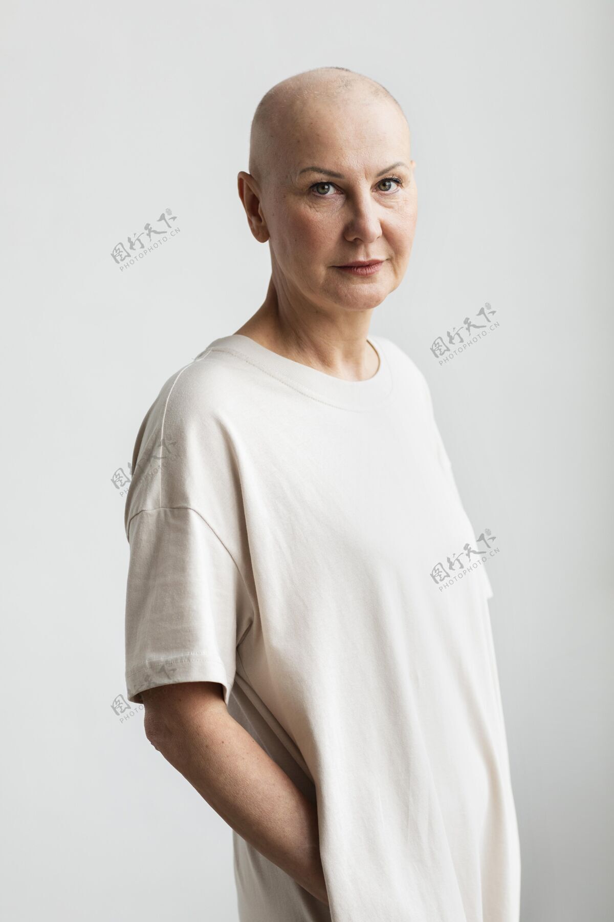健康皮肤癌妇女的画像女人护理意识