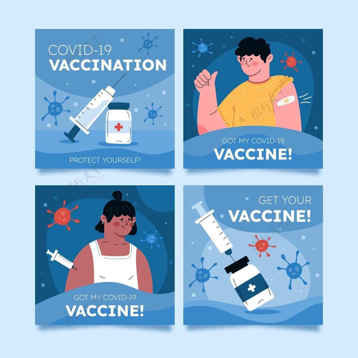 Instagraminstagram后期收集疫苗手绘分类