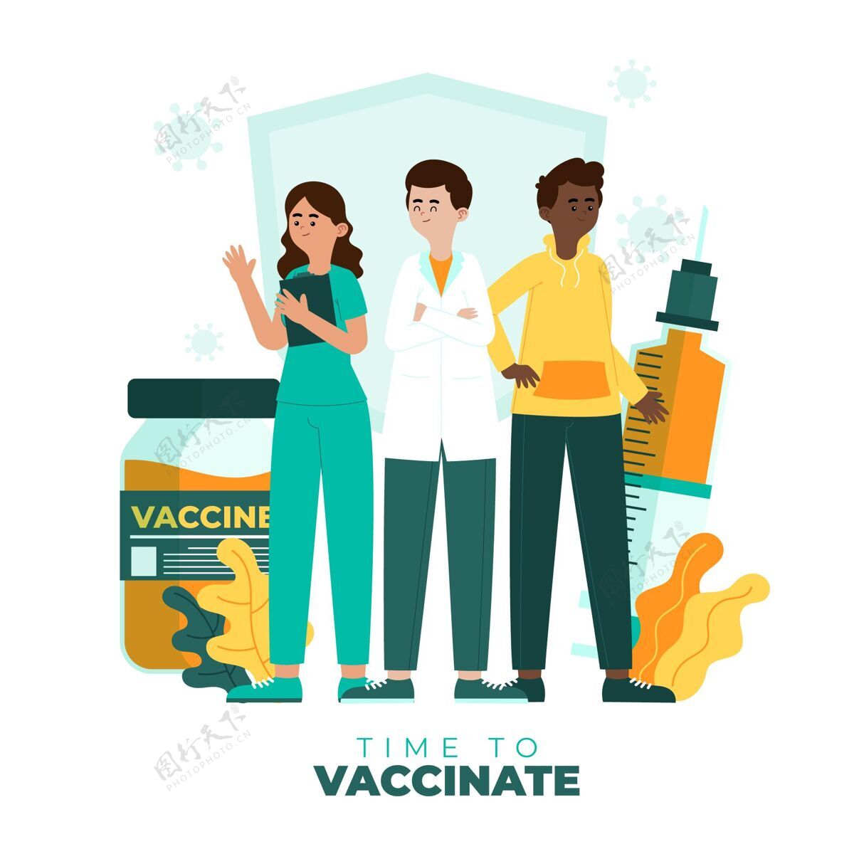 病毒有机平板疫苗接种运动健康危险疾病