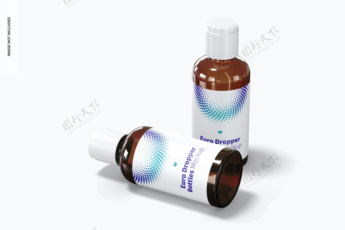 药品欧洲滴管瓶与孔减速机样机滴管模型药瓶