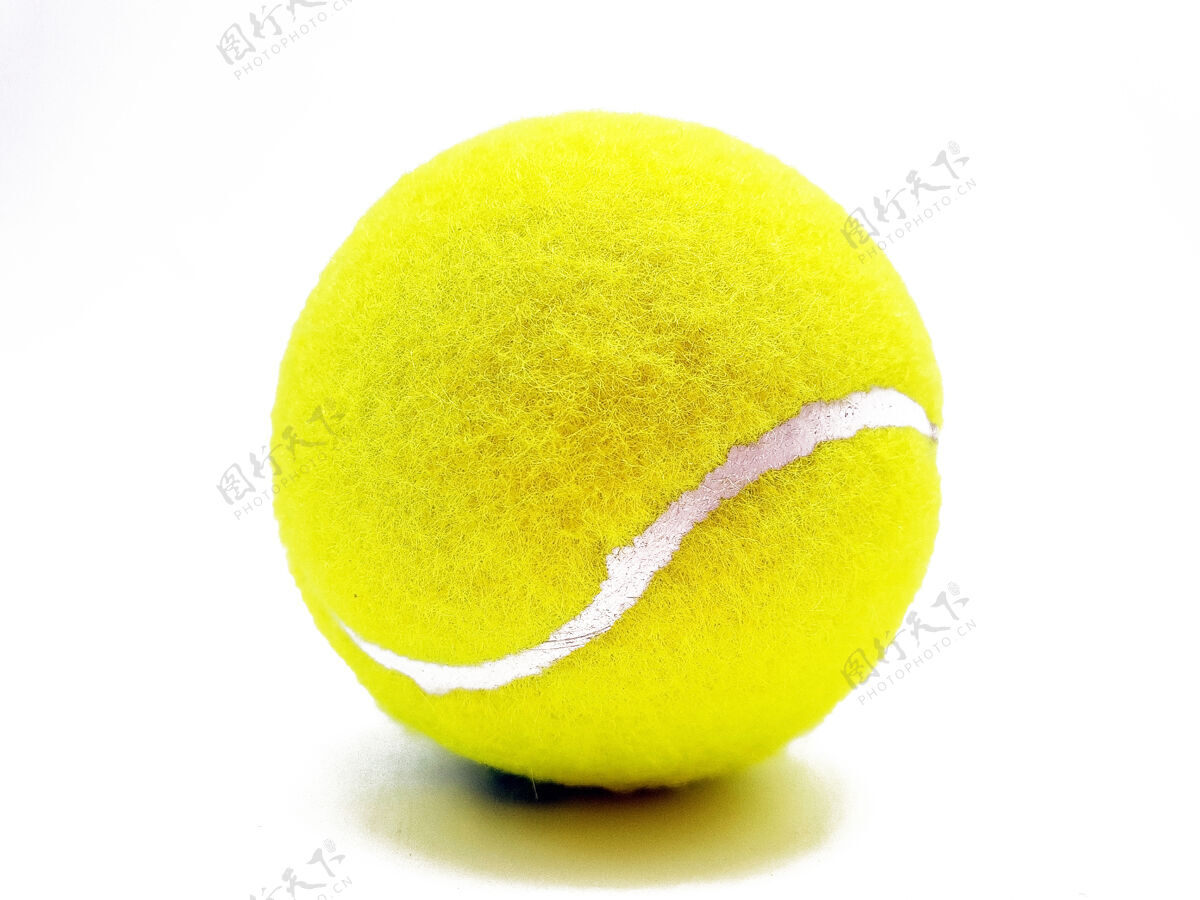 运动白面网球特写镜头球打玩