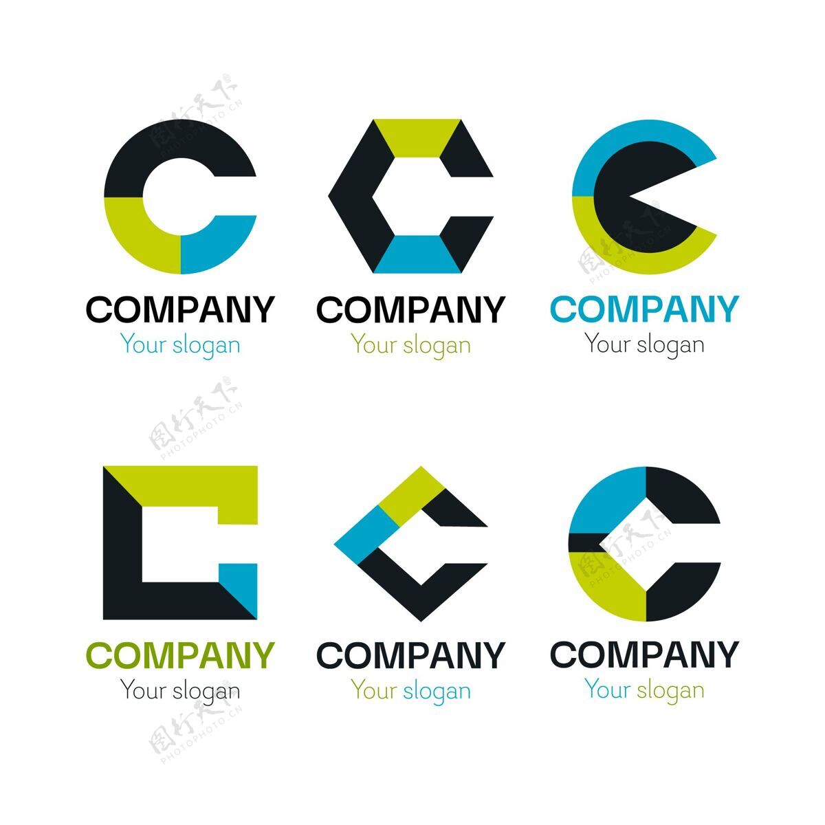 Company平面设计c标志模板包identityCorporateidentityBusinessLogo