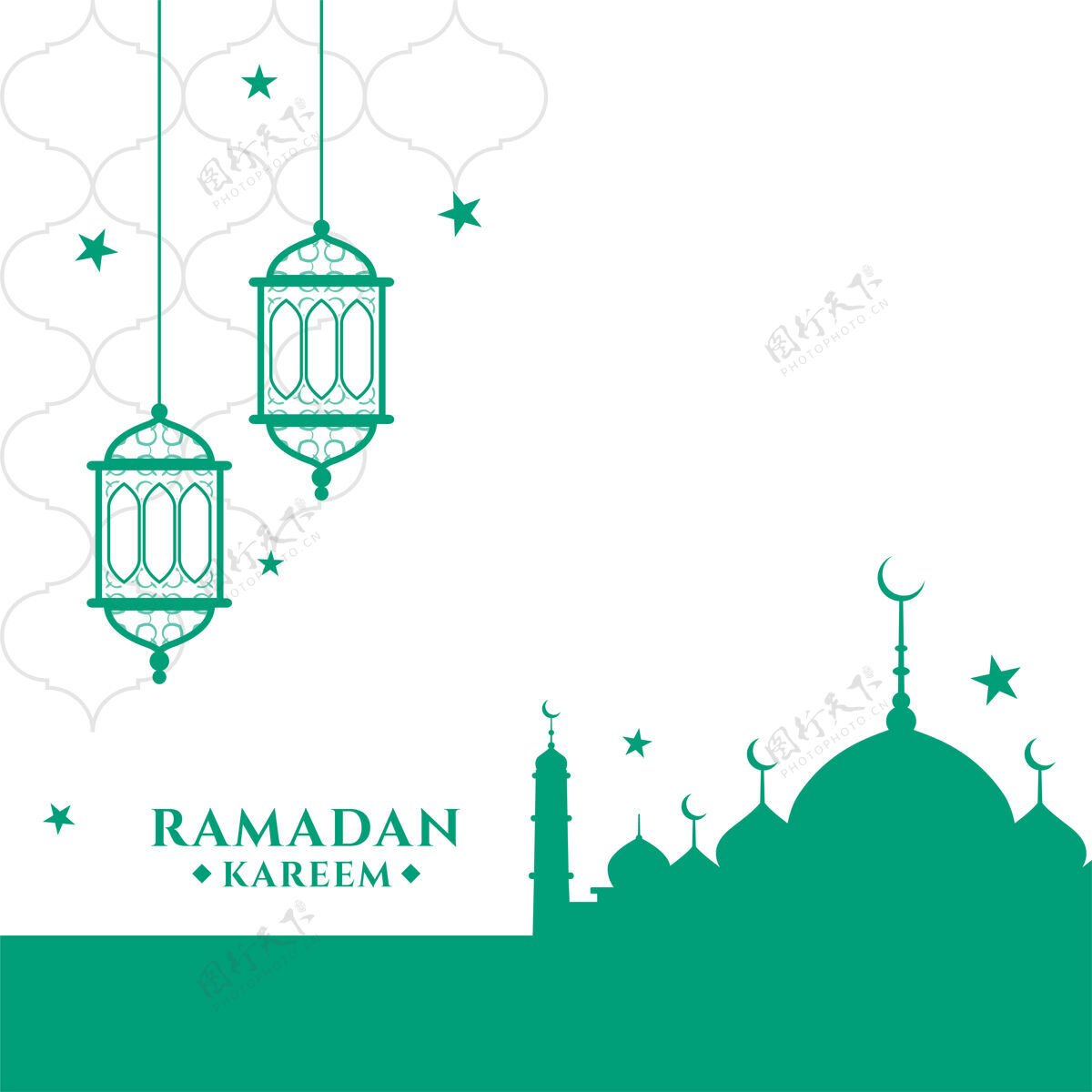节日穆斯林斋月节贺卡设计伊斯兰阿拉伯语Adha