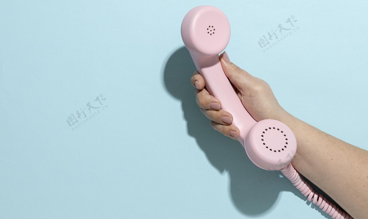 资源复古粉红电话组成记忆电话对象