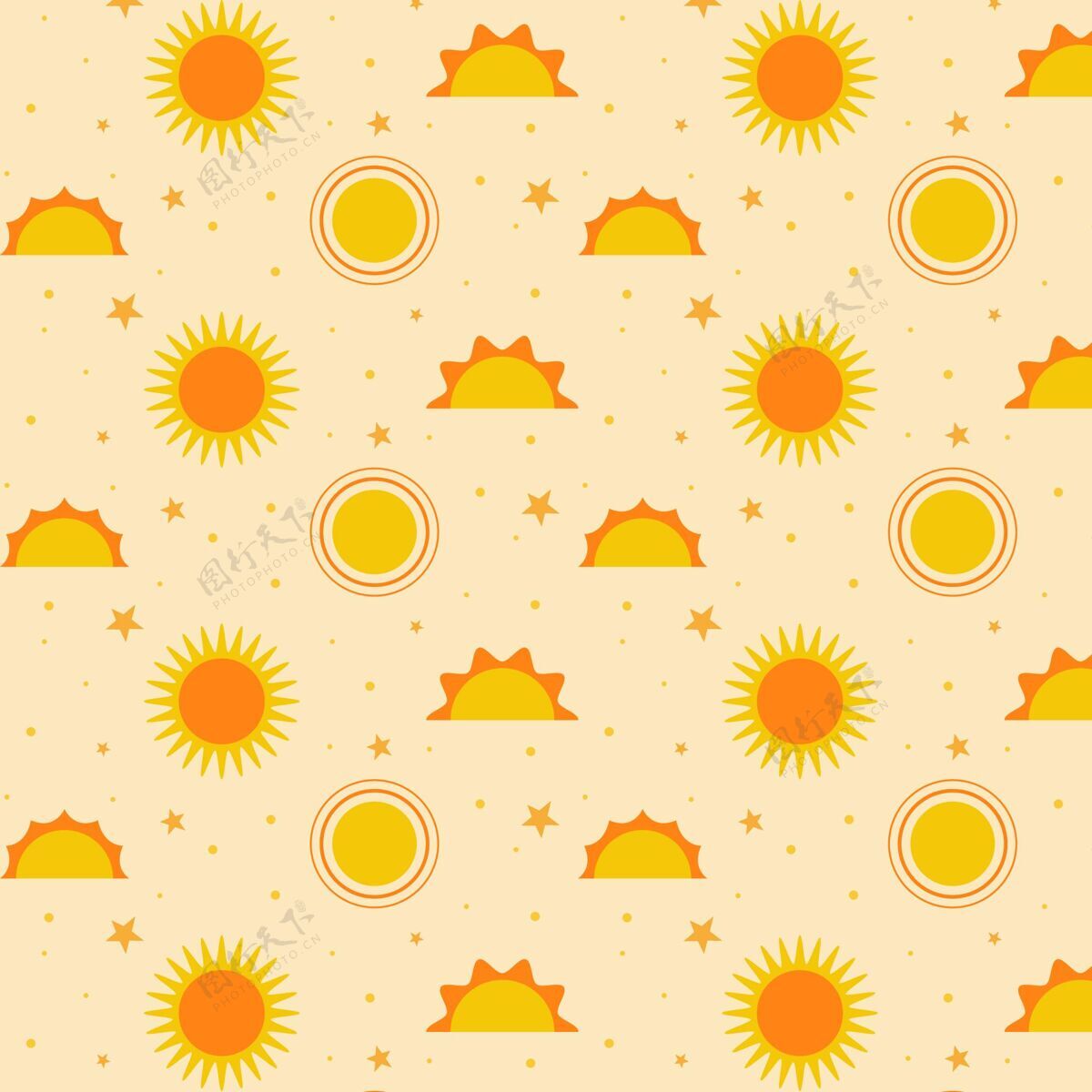 墙纸平面设计太阳图案太阳墙纸太阳图案彩色背景