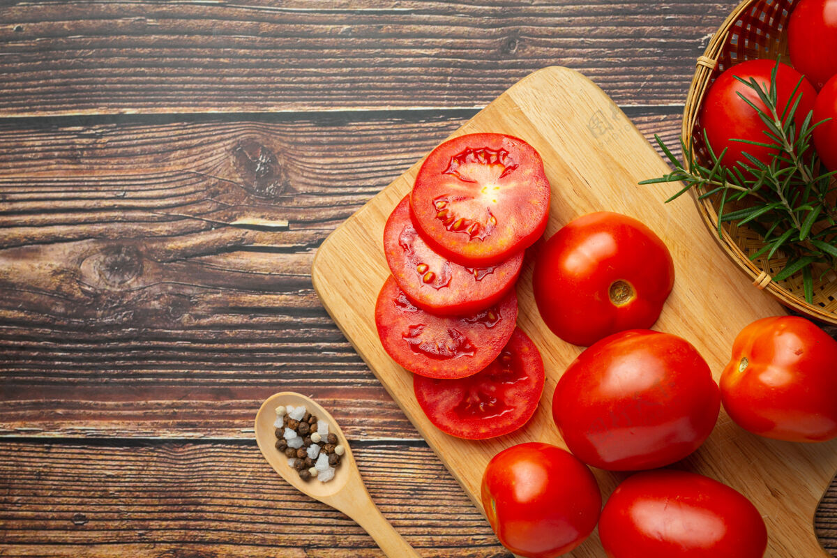 水果新鲜的西红柿可以煮了纤维素食食品蔬菜