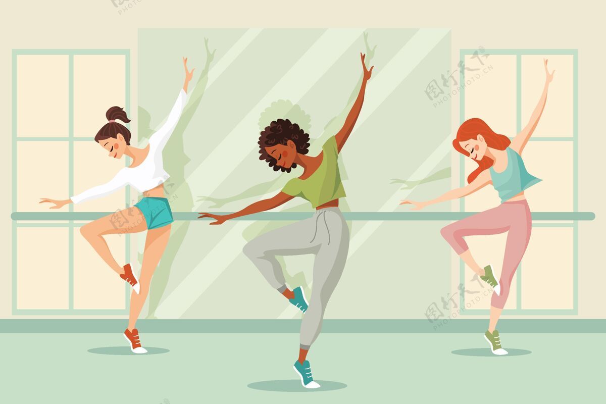 娱乐舞蹈健身班锻炼健身锻炼