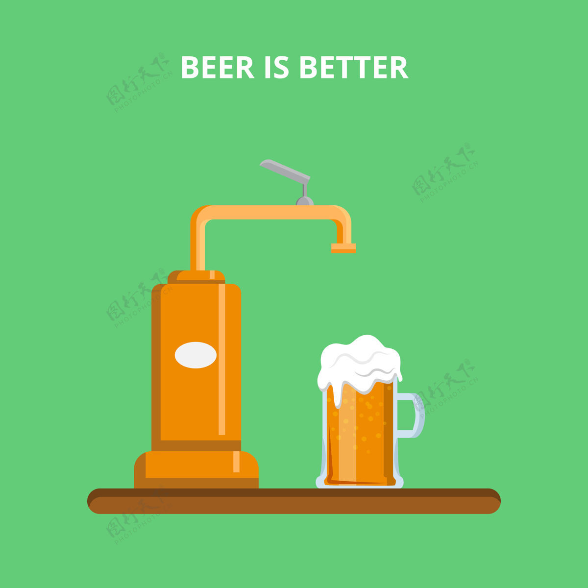 机器啤酒倒瓶机啤酒是更好的概念网站插图摘要酒吧食品