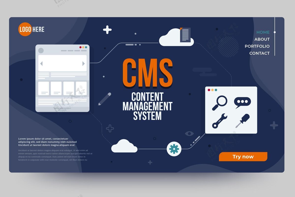 Cms平面设计内容管理系统网页模板管理优化网页