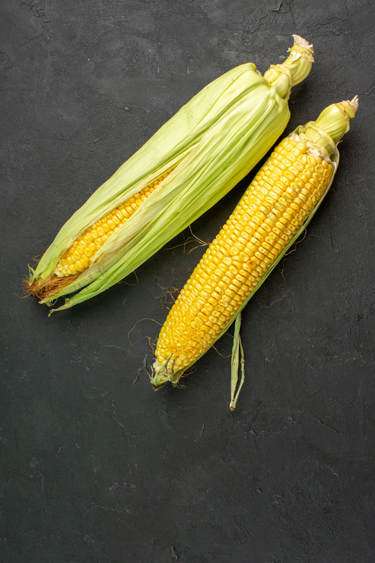 谷物顶视图新鲜生玉米农业生的健康